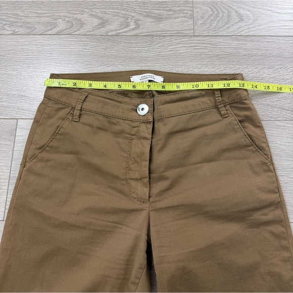 Dorothee Schumacher Skinny Mid Rise Brown Chino Pants - Picture 11 of 14
